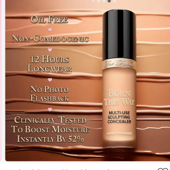 🎊🎉Born This Way Super Coverage Multi-Use Concealer color butterscotch - Picture 8 of 9
